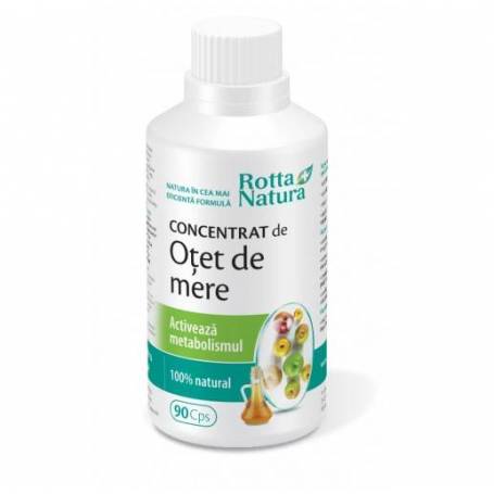 Concentrat de otet de mere 90cps gratis - Rotta Natura