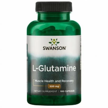 L- Glutamina, 500mg, 30cps - Swanson
