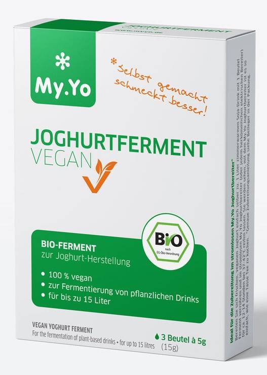 Ferment Probiotic Pentru Iaurt Vegan, Eco-bio, 15 G, My.yo