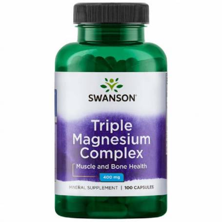 Triplu Complex de Magneziu Complex de magneziu, 400mg, 100cps - Swanson