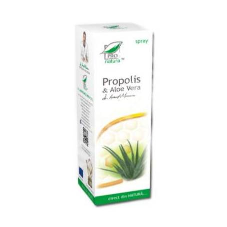 Spray cu propolis si aloe vera, 100ml - MEDICA