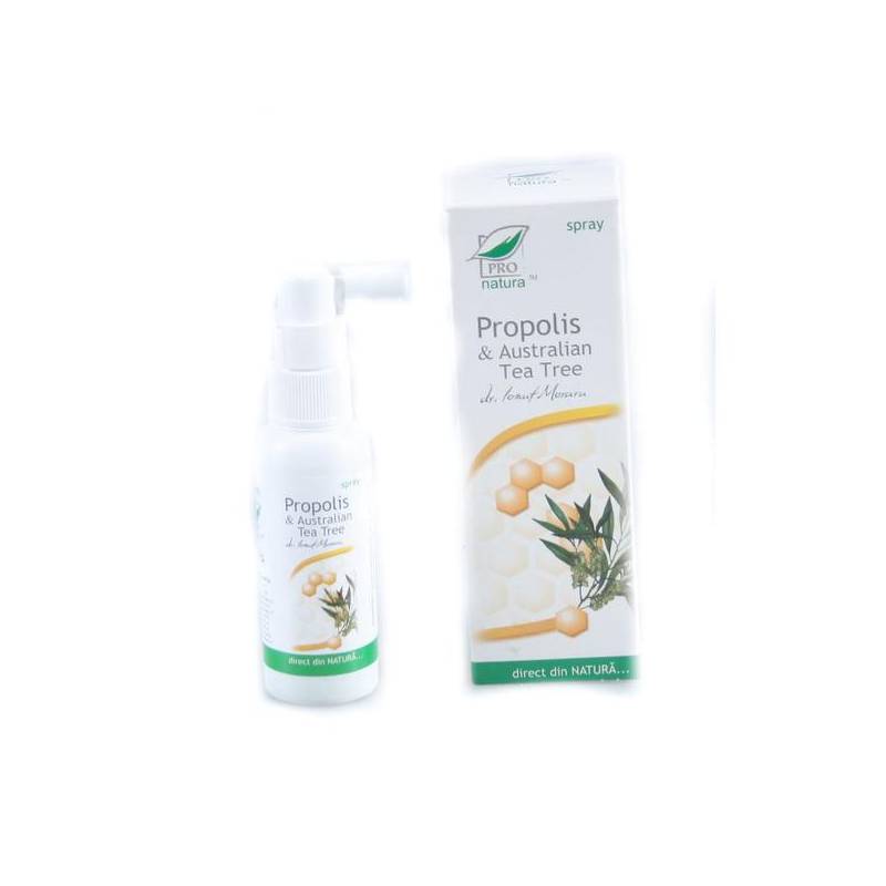 Spray cu propolis si tea tree, 100ml - MEDICA