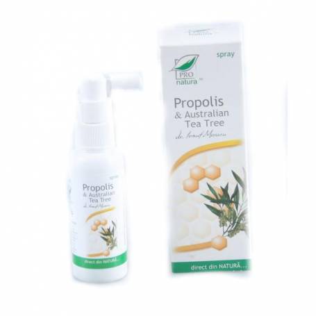 Spray cu propolis si tea tree, 100ml - MEDICA