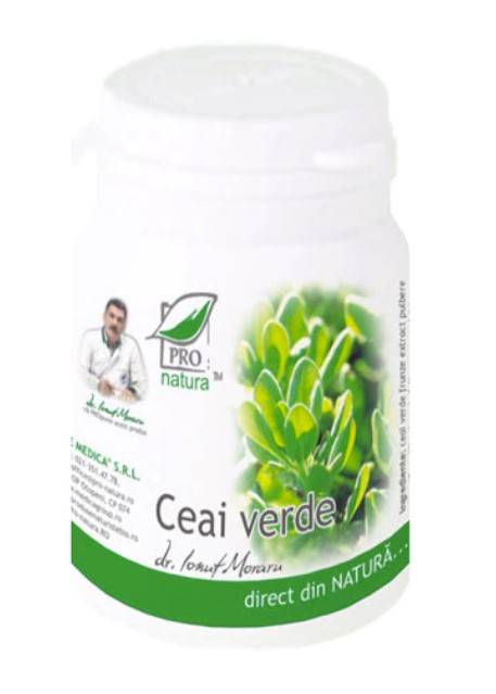 Ceai verde, 60cps - medica