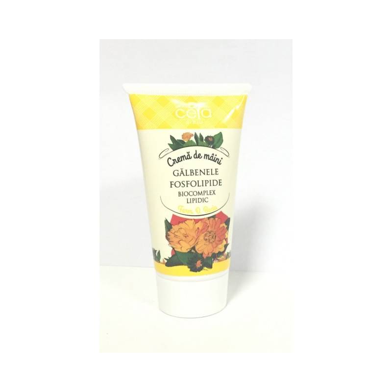 Crema de maini cu extract de galbenele si fosfolipide, 50ml - CETA