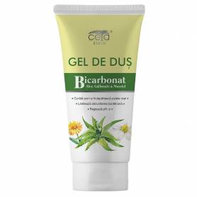 Gel de dus cu bicarbonat, aloe, galbenele si musetel, 200ml - CETA