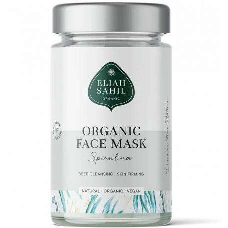 Masca pentru fata pudra cu spirulina, eco-bio, 100g - Eliah Sahil