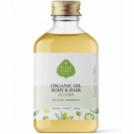 Ulei de jojoba pentru corp si par, eco-bio, 100ml - Eliah Sahil