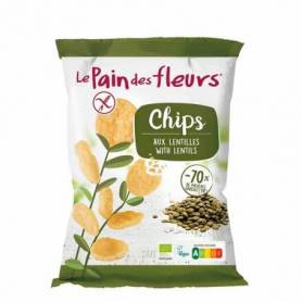 Chipsuri de linte, fara gluten, 50g - Le pain des fleurs