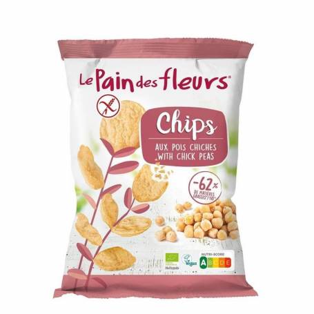 Chipsuri de naut, fara gluten, 50g - Le pain des fleurs