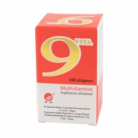 Multivitamine 9Vita, 100drajeuri - YONG KANG
