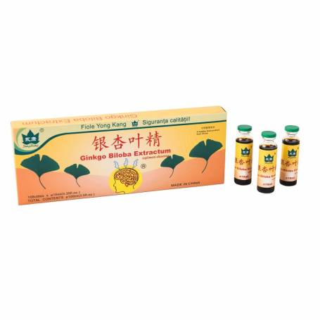 Ginkgo Biloba, 10 fiole - YONG KANG