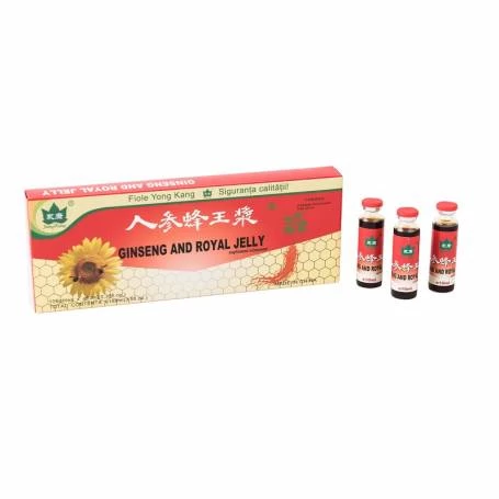 Ginseng si Royal Jelly, 10 fiole - YONG KANG
