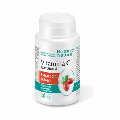 Vitamina C naturala - extract de macese 30cps - Rotta Natura