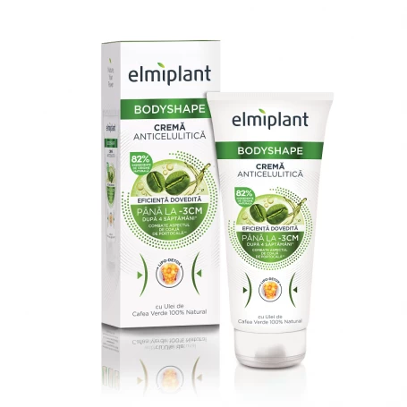 Crema anticelulitica cu ulei de cafea verde, 200ml - ELMIPLANT