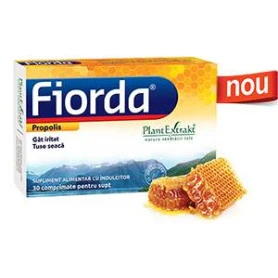 Fiorda cu propolis, 30cpr - Plantextrakt