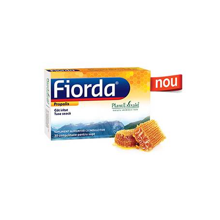 Fiorda cu propolis, 30cpr - Plantextrakt