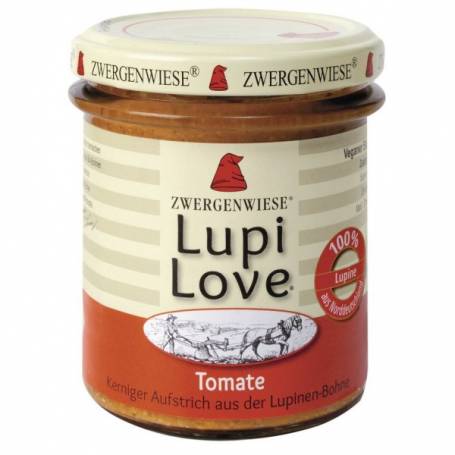 Lupi Love crema tartinabila din lupin si tomate, eco-bio, 180g - Zwergenwiese