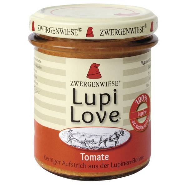 Lupi Love Crema Tartinabila Din Lupin Si Tomate, Eco-bio, 165g - Zwergenwiese