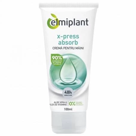 Xpress Absorb crema pentru maini, 100ml - ELMIPLANT
