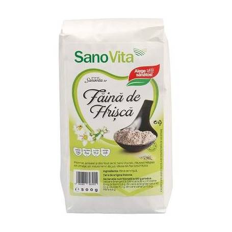 Faina integrala de hrisca, 500g - Sano Vita