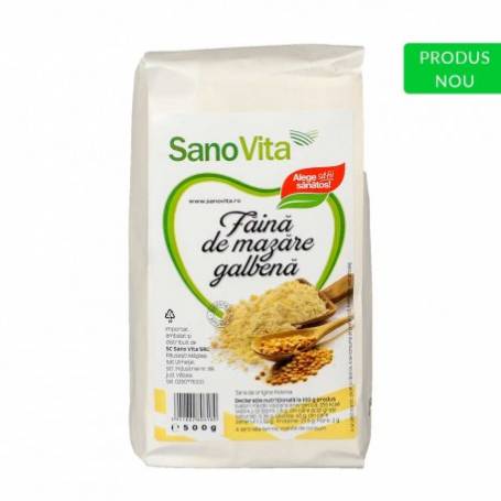 FAINA DE MAZARE GALBENA, 500G - Sano Vita