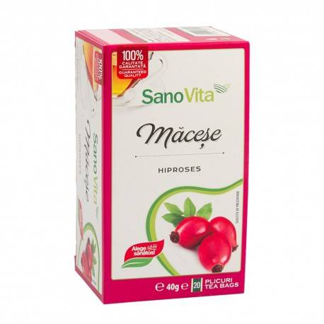 Ceai de macese, 20plicuri - sano vita