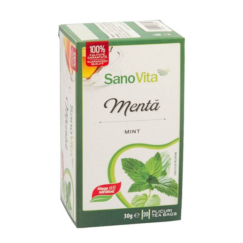 Ceai de menta, 20plicuri - sano vita