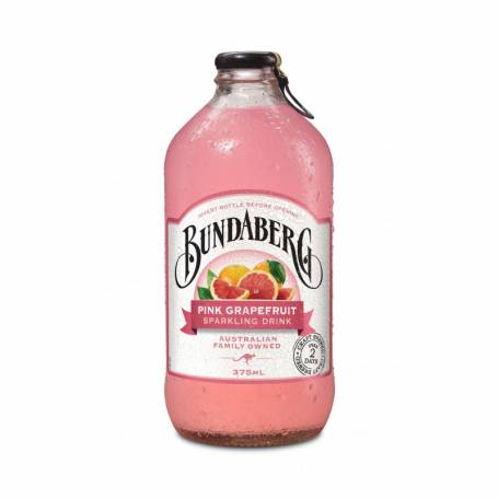 BAUTURA CARBOGAZOASA CU SUC DE GRAPEFRUIT ROZ, 375ml - Bundaberg