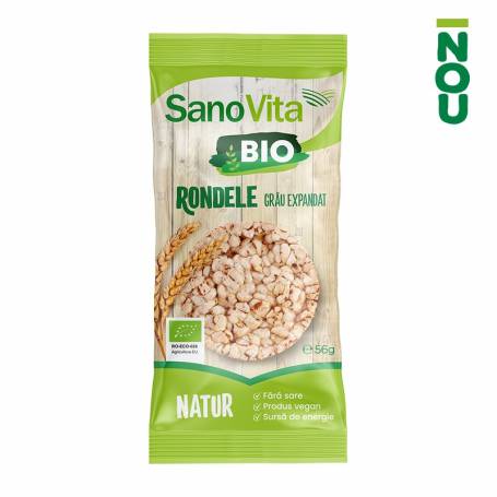 RONDELE SIMPLE DIN GRAU EXPANDAT, ECO-BIO, 56G - Sano Vita