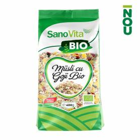 MUSLI CU GOJI, ECO-BIO, 400G - Sano Vita