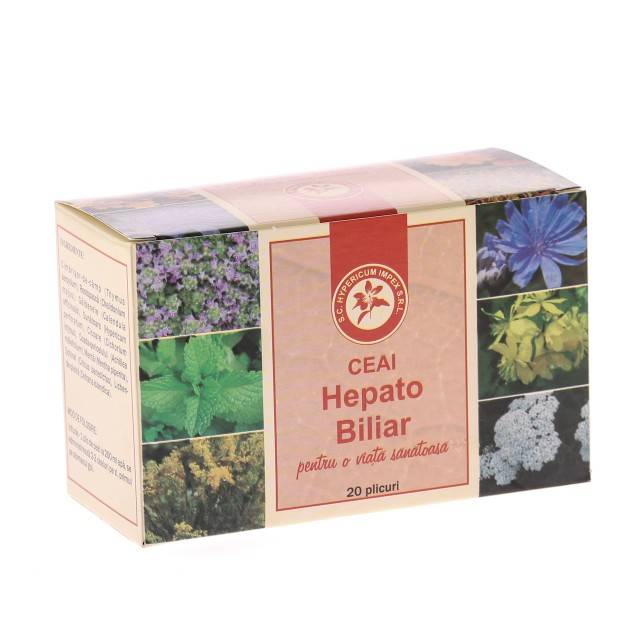 Ceai hepato biliar 20dz - hypericum