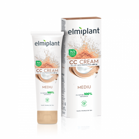 Cream CC nuanta mediu, Skin Moisture, 50ml - ELMIPLANT