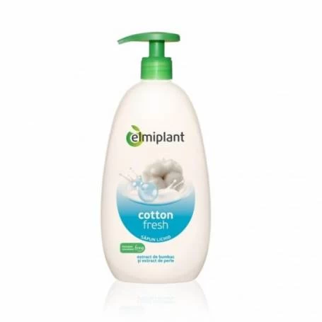 Sapun lichid cu extract de bumbac si perle, 500ml - ELMIPLANT