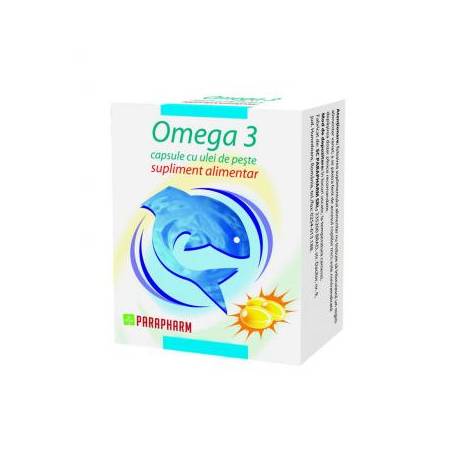 Omega 3 cu ulei de Peste, 1500mg, 90cps - QUANTUM PHARM