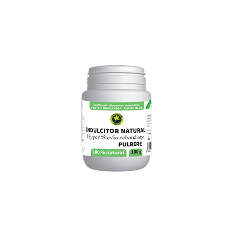 Indulcitor natural hyper stevia rebaudiana 100g - hypericum