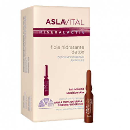 Fiole Hidratante Detox, 14buc - Aslavital