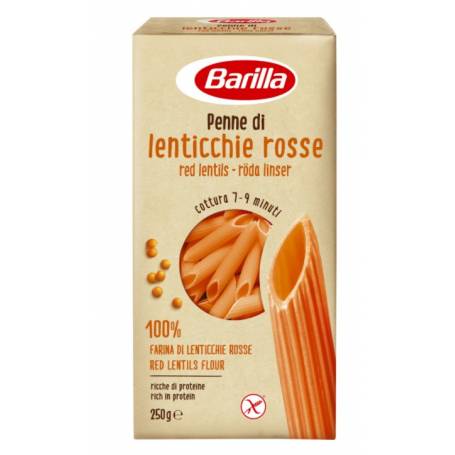 Paste scurte din linte rosie, 250g - Barilla