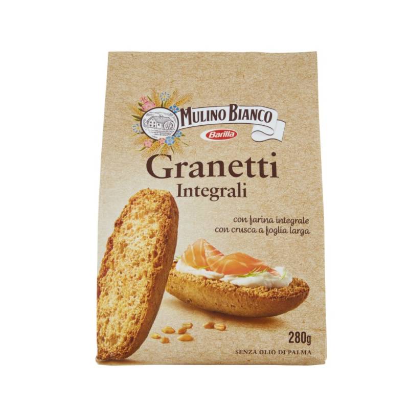GRANETTI INTEGRALI - Paine prajita faina integrala, Mulino Bianco,