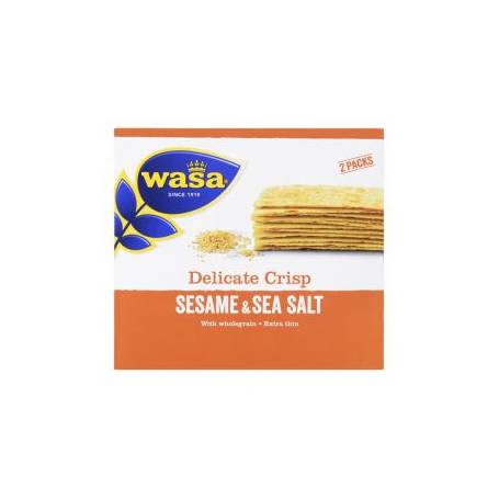 Delicate crisp sesame, paine prajita crocanta cu susan cu sare de mare, Wasa, 240g - Barilla