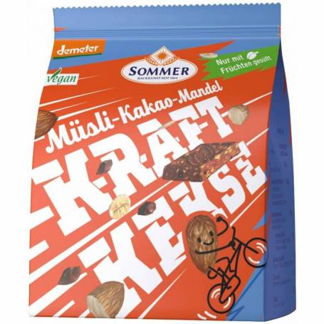 BISCUITI CU MUSLI, CACAO SI MIGDALE, ECO-BIO, 80G - SOMMER