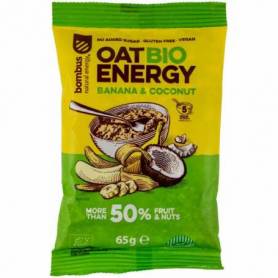 TERCI ENERGY DE OVAZ CU BANANE SI NUCA DE COCOS, ECO-BIO, 65G - BOMBUS