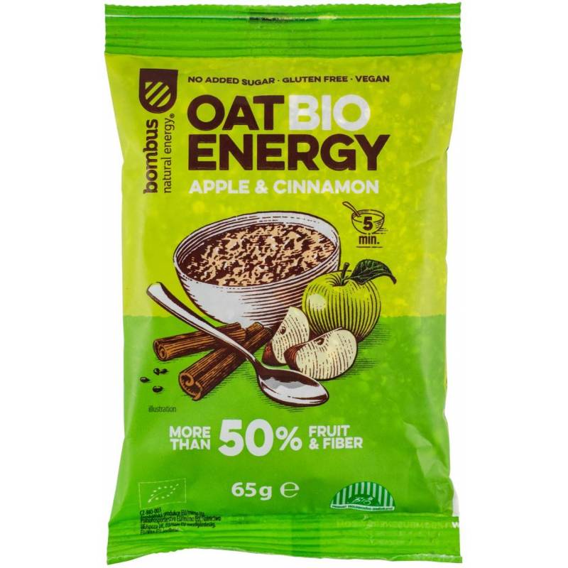 Terci Energy De Ovaz Cu Mere Si Scortisoara, Eco-bio, 65g - BOMBUS