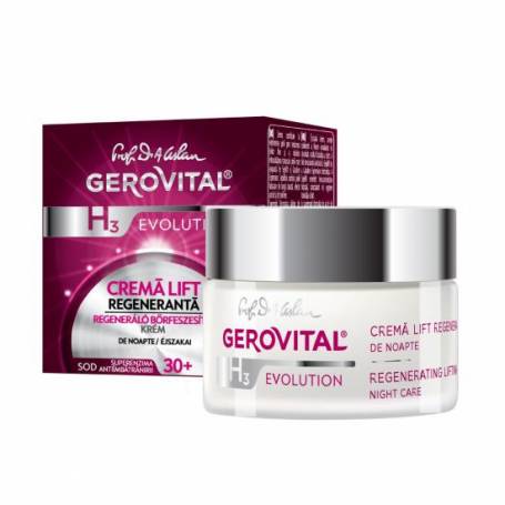 Crema lift regeneranta de noapte, 50ml - Gerovital H3 Evolution