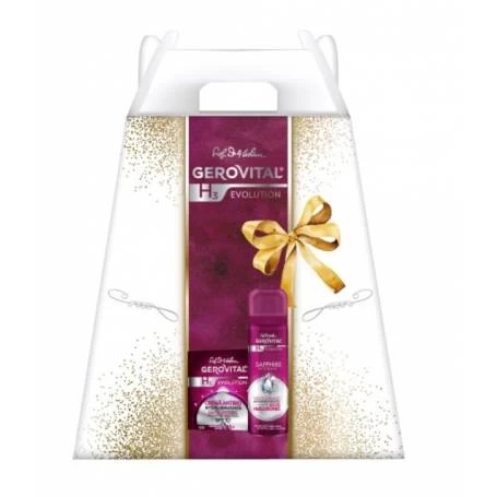 Set cadou Crema Antirid intens Hidratanta SPF 10, 50ml si Deodorant Sapphire Woman, 150ml - Gerovital H3 Evolution Perfect Look