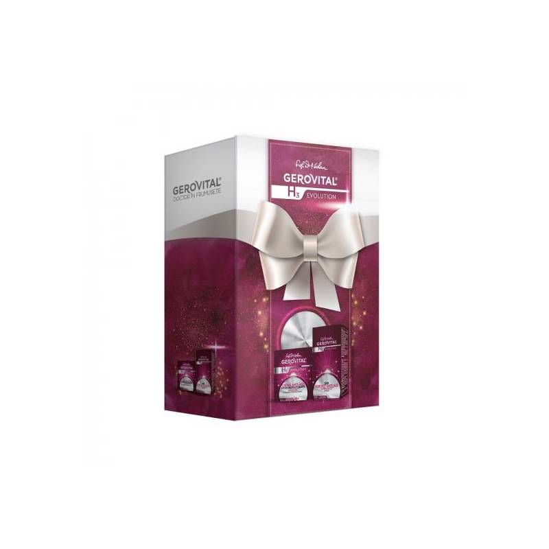 Set cadou Crema anti-age 50ml, Ser perfect anti-age 15ml - Gerovital