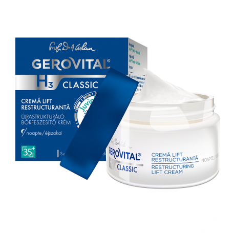Crema lift hidratanta de noapte, 50ml - Gerovital H3 Classic