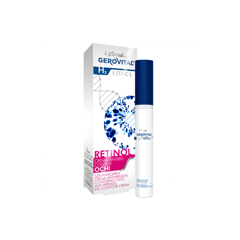 Crema antirid contur ochi, 15ml - Gerovital H3 Retinol