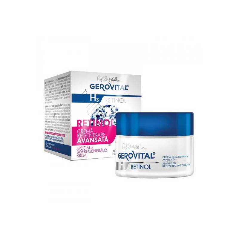 Crema pentru regenerare avansata, 50ml - Gerovital H3 Retinol