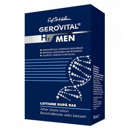 Loțiune dupa ras, 100ml - Gerovital H3 Men